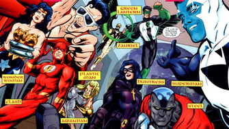 Justice League Of America Computer Wallpaper Desktop Background
