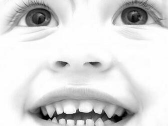Wallpaper Cute Baby Post In Black And White Style He Is Smiling