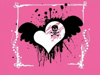 Emo Love HD Wallpaper Desktop Background For