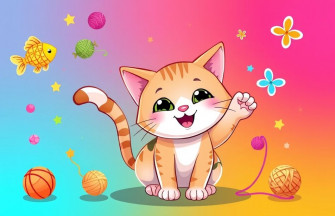 Cartoon Cat Wallpaper
