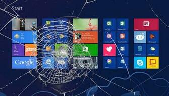Show Your Support Of Windows With This Cracked Screen Wallpaper