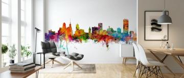 Buffalo New York Skyline Popular Wall Mural Photowall