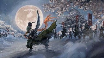 Roronoa Zoro Samurai Katana One Piece Anime HD Wallpaper