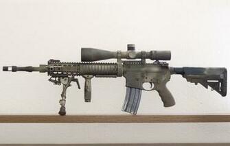 Wallpaper Weapons Assault Rifle Mk12 Image For Desktop Section
