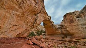 Hickman Bridge Capitol Reef Desktop Pc And Mac Wallpaper