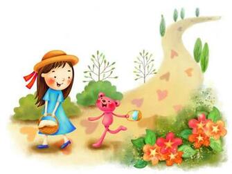 Cute Cartoon South Korea Wallpaper