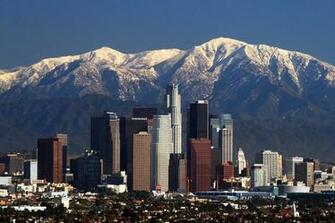 Denver Skyline Mountains Wallpaper