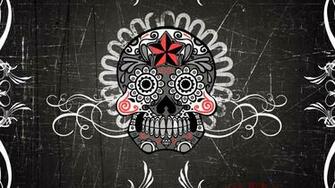 Mexican Skull Wallpaper The