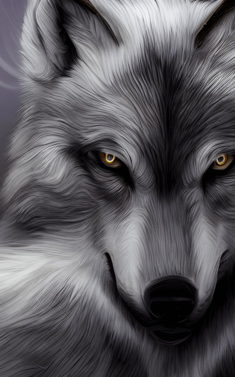 Wolf Aesthetic Wallpaper