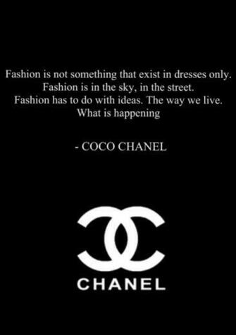 Coco Chanel Quotes Background