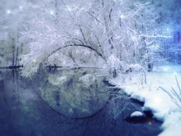 High Resolution Winter Wallpaper Grasscloth
