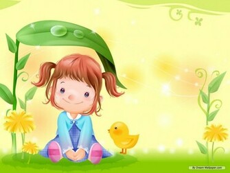 Wallpaper Cartoon Vector Childhood