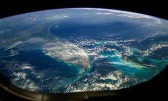 Florida From Orbit 1920x1080p HD Space Shuttle Wallpaper