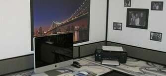 Cubicle Wallpaper Decorations Office Dream