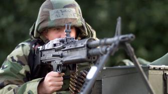 Wallpaper M60 Soldier Machine Gun Military