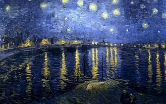 Starry Night Over The Rhone Wallpaper People HD Hi