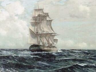Full Size Drawing Boats Frigates Sailing Ships Wallpaper