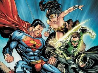 Comics Dc Universe Superman Wonder Woman Green Lantern