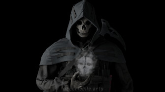 I Made 3d Ghost Wallpaper R Callofdutymobile
