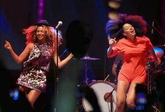 Beyonce Solange Knowles Performing At The