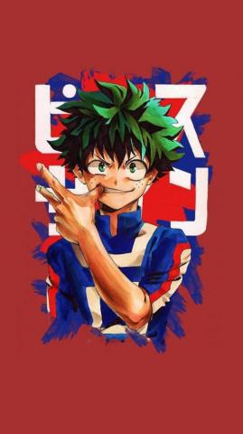 Izuku Midoriya Phone Wallpaper On