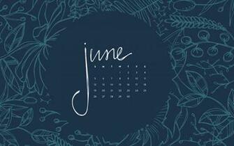 Desktop Wallpaper June Calendar Britt Fabello