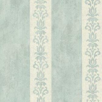 Kenneth James Parisi Embellished Damask Stripe Wallpaper