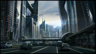 Sci Fi Cityscape By Sebastianwagner