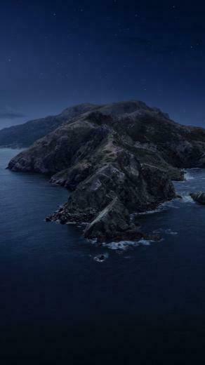 Wallpaper Macos Catalina Night Mountains Wwdc 5k Os