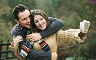 Cute Couple Selfy Mood New Wallpaper HD
