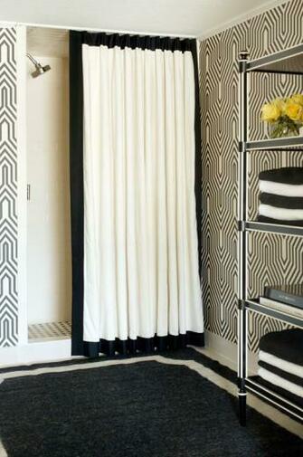 Gorgeous Black And White Bathrooms