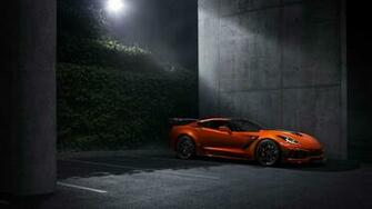 Chevrolet Corvette Zr1 Orange UHD 4k Wallpaper