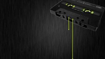 Music Dark Wallpaper Tape Casette Digital