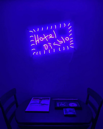 Thoughts On My Hotel Diablo Neon Sign R Machinegunkelly