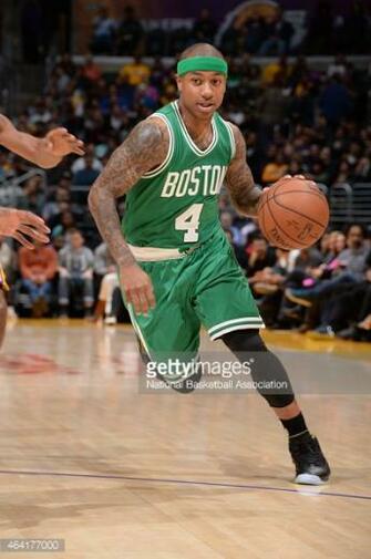 Boston Celtics Against The Los Angeles Lakers On This Nba Wallpaper