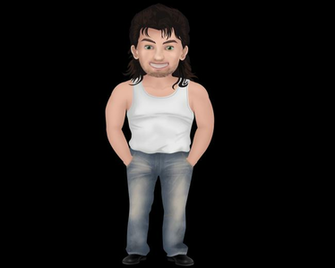 Cartoon Shaun Mullet Transparent Background The Newsletter Pro