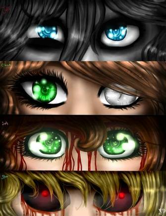 Creepypasta Eyes Jeff Clock Work Sally Ben By Dashameleshkina666