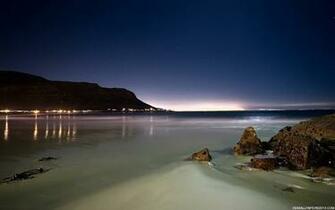 Beach At Night Wallpaper HD