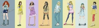 Background Hipster Disney Princesses Ii