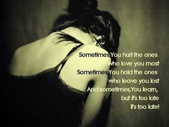Quotes Wallpaper Sad Love