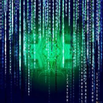 Picture Digital Enterprise Matrix Style Background