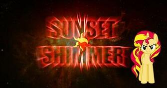 Mlp Sunset Shimmer Space Wallpaper By Dachosta