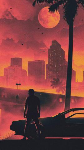 Hotline Miami Digital Art 4k Wallpaper