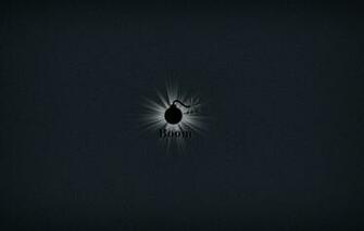 Wallpaper Bomb Grey Background Blackout Boom Image For Desktop