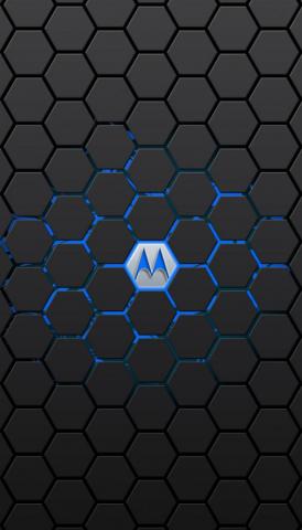 Motorola Neon Blue Wallpaper By Krkdesigns