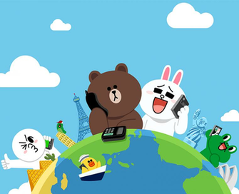 Line Characters Wallpaper