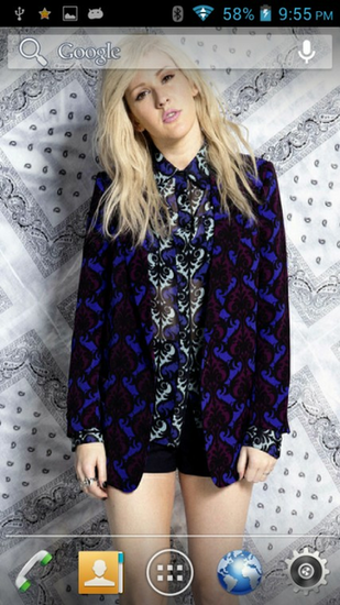 Ellie Goulding Live Wallpaper Screenshot