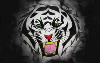 Wallpaper Face Tiger Figure Grin Image For Desktop Section