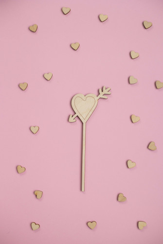 Glitter Pink Hearts Wallpaper