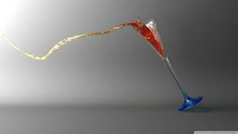 Falling Glass 3d Wallpaper